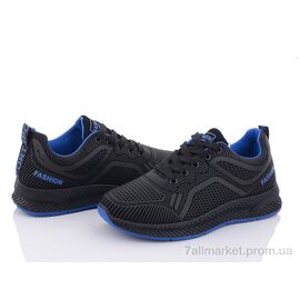 Кросівки жіночі модні Весна/осінь 197-143 black-blue (8 пар р.36-41) "Violeta" недорого оптом від прямого постачальника