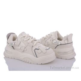 Кросівки жіночі модні Весна/осінь 197-163 white (8 пар р.36-40) "Violeta" недорого оптом від прямого постачальника