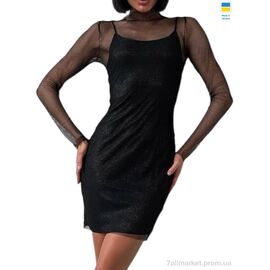 Фотография Платье женское Лето 210 чорний (2 шт. р.сетка 42/44- 46-48) "Adam&Eva" недорого оптом от прямого поставщика