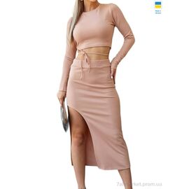 Фотография Платье женское Лето 115 персиковий (2 шт. р.сетка 42/44- 46-48) "Adam&Eva" недорого оптом от прямого поставщика