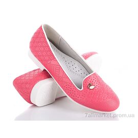 Фотография Туфли детские удобные Весна/осень D372 watermelon-red (6 пар р.31-36) "Clibee" недорого оптом от прямого поставщика