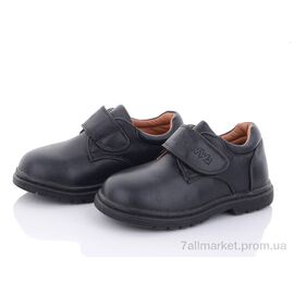 Фотография Туфли детские удобные Весна/осень A163 black (6 пар р.31-36) "Clibee" недорого оптом от прямого поставщика