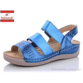 Фотография Босоножки женские летние Лето Y51-3 (8 пар р.37-42) "Saimaoji" недорого оптом от прямого поставщика