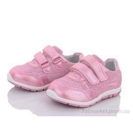 Фотография Кроссовки детские модные Весна/осень J09 pink (6 пар р.20-25) "Clibee" недорого оптом от прямого поставщика