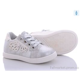 Фотография Кроссовки детские модные Весна/осень J11 silver (6 пар р.21-26) "Clibee" недорого оптом от прямого поставщика