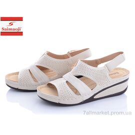 Фотография Босоножки женские летние Лето SU1-2 (8 пар р.37-41) "Saimaoji" недорого оптом от прямого поставщика