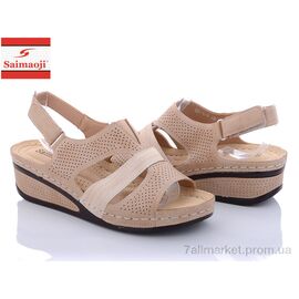 Фотография Босоножки женские летние Лето SU1-3 (8 пар р.37-41) "Saimaoji" недорого оптом от прямого поставщика
