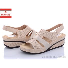 Фотография Босоножки женские летние Лето SU1-5 (8 пар р.37-41) "Saimaoji" недорого оптом от прямого поставщика