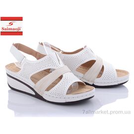 Фотография Босоножки женские летние Лето SU1-6 (8 пар р.37-41) "Saimaoji" недорого оптом от прямого поставщика