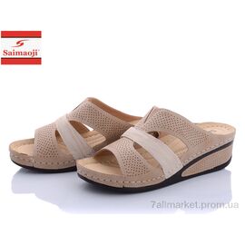 Фотография Шлепки женские облегченные Лето SU16-3 (8 пар р.37-41) "Saimaoji" недорого оптом от прямого поставщика