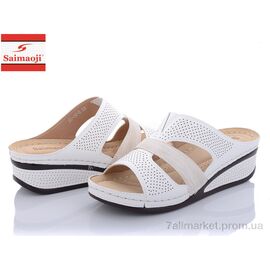 Фотография Шлепки женские облегченные Лето SU16-6 (8 пар р.37-41) "Saimaoji" недорого оптом от прямого поставщика