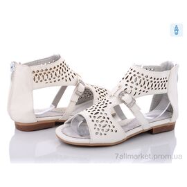 Фотография Босоножки детские летние Лето T721 white (6 пар р.31-36) "Clibee" недорого оптом от прямого поставщика
