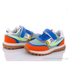 Фотография Кроссовки детские модные Весна/осень NC60-1 blue (6 пар р.21-26) "Clibee" недорого оптом от прямого поставщика