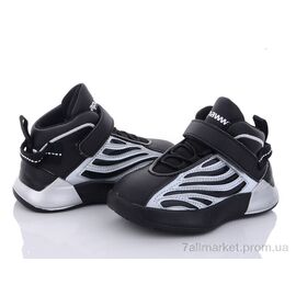Фотография Кроссовки детские модные Весна/осень GC41-1 black (6 пар р.26-30) "Clibee" недорого оптом от прямого поставщика