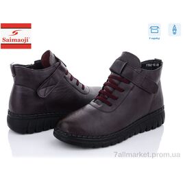 Фотография Ботинки женские стильные Весна/осень F302-10 (6 пар р.41-43) "Saimaoji" недорого оптом от прямого поставщика