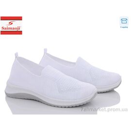 Фотография Слипоны женские тканевые Лето H61-6 (8 пар р.37-41) "Saimaoji" недорого оптом от прямого поставщика