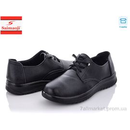 Фотография Туфли женские стильные Весна/осень T10-1 (8 пар р.37-42) "Saimaoji" недорого оптом от прямого поставщика
