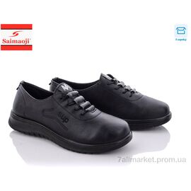 Фотография Туфли женские стильные Весна/осень FT02-1 (6 пар р.41-43) "Saimaoji" недорого оптом от прямого поставщика