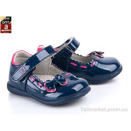 Фотография Туфли детские удобные Весна/осень D-501 blue (6 пар р.20-25) "Clibee" недорого оптом от прямого поставщика