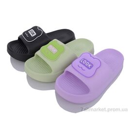 Фотография Шлепки женские облегченные Лето T777-19 mix (24 пар р.36-41) "Lion-Lu" недорого оптом от прямого поставщика