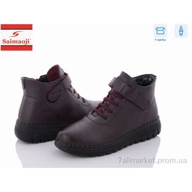 Фотография Ботинки женские стильные Весна/осень 302-10 (8 пар р.37-42) "Saimaoji" недорого оптом от прямого поставщика