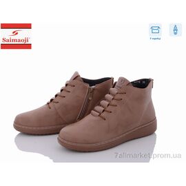 Фотография Ботинки женские стильные Весна/осень K01-8 (8 пар р.37-42) "Saimaoji" недорого оптом от прямого поставщика