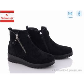 Фотография Ботинки женские стильные Весна/осень C5101-1-5 (8 пар р.36-41) "Saimaoji" недорого оптом от прямого поставщика