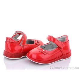 Фотография Туфли детские удобные Весна/осень D10 red (6 пар р.20-25) "Clibee" недорого оптом от прямого поставщика
