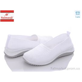 Фотография Слипоны женские тканевые Лето H73-6 (8 пар р.37-41) "Saimaoji" недорого оптом от прямого поставщика