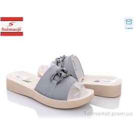 Фотография Шлепки женские облегченные Лето A7258-7 (8 пар р.36-41) "Saimaoji" недорого оптом от прямого поставщика