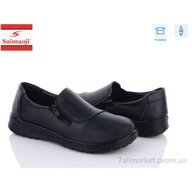 Фотография Туфли женские стильные Весна/осень C05-1 (8 пар р.36-41) "Saimaoji" недорого оптом от прямого поставщика