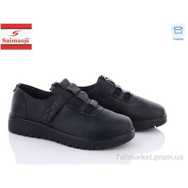 Фотография Туфли женские стильные Весна/осень B202-1 (8 пар р.36-41) "Saimaoji" недорого оптом от прямого поставщика