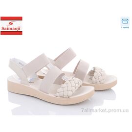 Фотография Босоножки женские летние Лето A3305-6 (8 пар р.36-41) "Saimaoji" недорого оптом от прямого поставщика