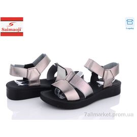 Фотография Босоножки женские летние Лето A3107-8 (8 пар р.36-41) "Saimaoji" недорого оптом от прямого поставщика