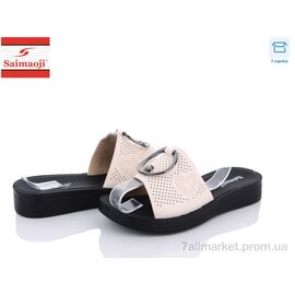 Фотография Шлепки женские облегченные Лето A07-6 (8 пар р.36-41) "Saimaoji" недорого оптом от прямого поставщика