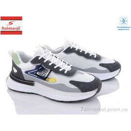 Кросівки чоловічі модні Весна/осінь S07-2 світловідбивач (8 пар р.40-45) "Saimaoji" недорого оптом від прямого постачальника