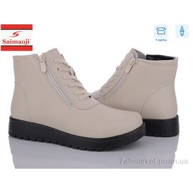 Фотография Ботинки женские стильные Весна/осень AB18-5 (8 пар р.37-42) "Saimaoji" недорого оптом от прямого поставщика