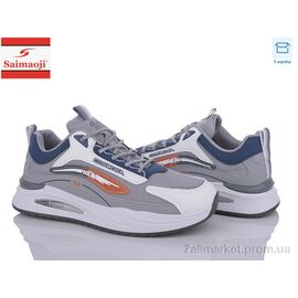 Фотография Кроссовки мужские модные Весна/осень H810-2 (8 пар р.40-45) "Saimaoji" недорого оптом от прямого поставщика