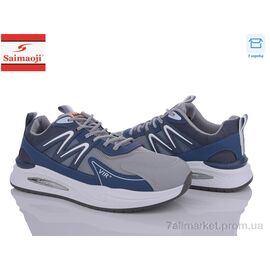 Фотография Кроссовки мужские модные Весна/осень H603-2 (8 пар р.40-45) "Saimaoji" недорого оптом от прямого поставщика