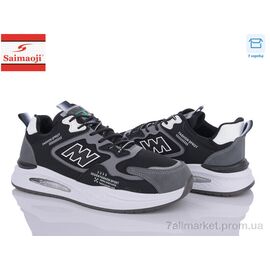 Фотография Кроссовки мужские модные Весна/осень H833-1 (8 пар р.40-45) "Saimaoji" недорого оптом от прямого поставщика