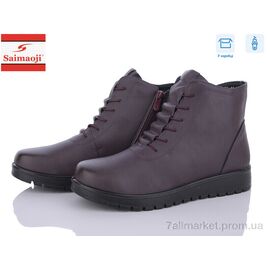 Фотография Ботинки женские стильные Весна/осень FN5-10 (6 пар р.41-43) "Saimaoji" недорого оптом от прямого поставщика
