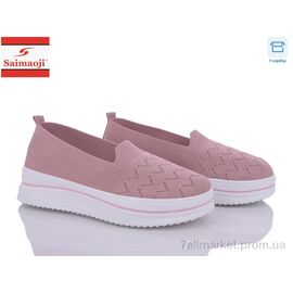 Фотография Слипоны женские тканевые Лето H1001-3 (8 пар р.37-41) "Saimaoji" недорого оптом от прямого поставщика