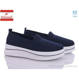 Фотография Слипоны женские тканевые Лето H1001-5 (8 пар р.37-41) "Saimaoji" недорого оптом от прямого поставщика