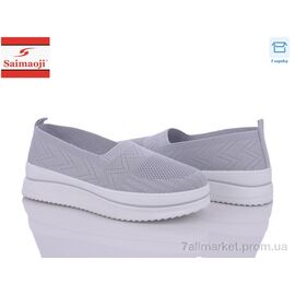 Фотография Слипоны женские тканевые Лето H1002-2 (8 пар р.37-41) "Saimaoji" недорого оптом от прямого поставщика