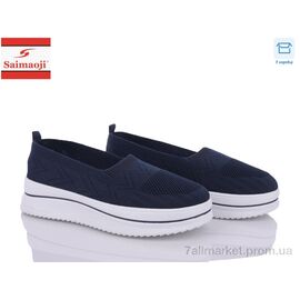 Фотография Слипоны женские тканевые Лето H1002-5 (8 пар р.37-41) "Saimaoji" недорого оптом от прямого поставщика