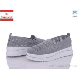 Фотография Слипоны женские тканевые Лето H1018-2 (8 пар р.37-41) "Saimaoji" недорого оптом от прямого поставщика