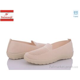 Сліпони жіночі тканинні Літо H21-10 (8 пар р.37-41) "Saimaoji" недорого оптом від прямого постачальника