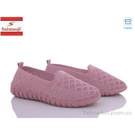 Фотография Слипоны женские тканевые Лето H32-3 (8 пар р.37-41) "Saimaoji" недорого оптом от прямого поставщика