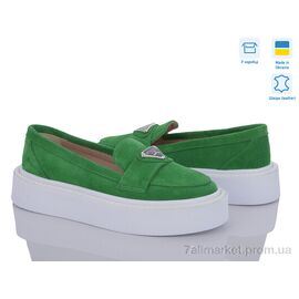 Фотография Туфли женские стильные Весна/осень 606 зел.з. Под заказ (6 пар р.36-40) "G-Aira" недорого оптом от прямого поставщика