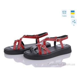 Фотография Босоножки женские летние Лето 465 червоний лак под заказ (6 пар р.36-40) "G-Aira" недорого оптом от прямого поставщика